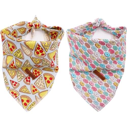 Unique Style Paws Dog & Cat Small Bandana Scarf Adjustable Dog Bandana Christmas Personalized Pet Products