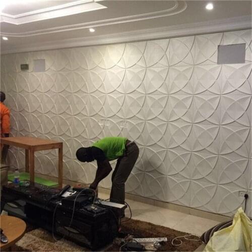 Modern minimalist style PVC three-dimensional board 50x50cm living room background 3d three-dimensional relief decor home decor