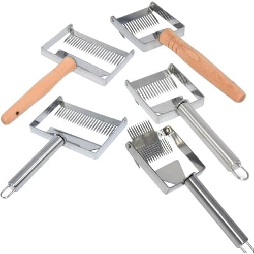 1 pcs Honey Fork stainless steel Scraper Beekeeper Apiary Beekeeping equipment Five models available bee Farm Tools