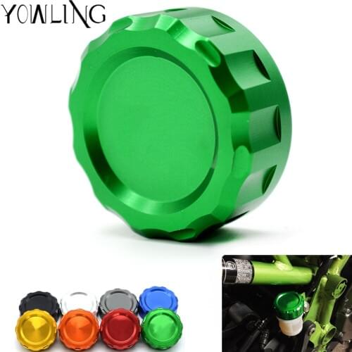 Motorcycle CNC Cylinder Rear Fuel Z800 Brake Fluid Reservoir Cover Tank Cap For Kawasaki Z800 Z80ABS 2012 2013 2014 2015