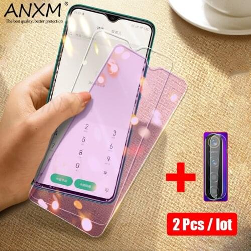 Tempered Glass For Realme X2 X50 5 6 7 Pro XT Protective Anti blue-ray Full Screen Protector For Realme XT X2 X50 6 7 Pro Glass