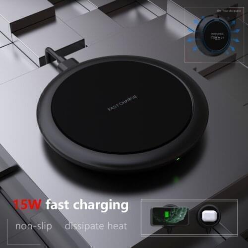 15W Qi Wireless Charger For AGM X3 Elephone U3H Fast Charging Dock Station Phone Charger for Elephone A6 MAX U Pro P900