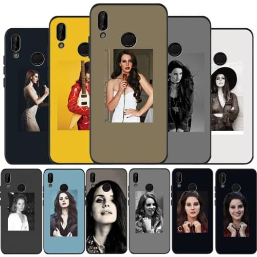 Lana Del Rey black Phone Case for huawei P40 P30 P20 P10 Pro P9 Lite nova 4E 6SE Psmart 2 2019 Y6 9 Prime