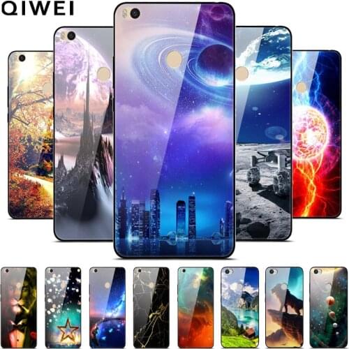 For Xiaomi Mi Max 2 Case Tempered Glass Hard PC Back Cover For Xiaomi Mi Max2 Silicone Soft TPU Bumper Capa Mi Max 2 Phone Cases