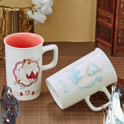 Grandmaster of Demonic Cultivation MDZS Wei Wuxian Lan Wangji Water Ceramic Coffee Mug Cup Ancient Style Collection Cosplay Gift