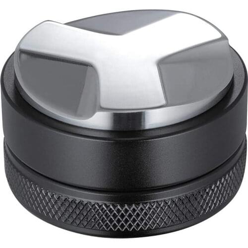 51mm 53mm 58mm 304 Stainless Steel Nespresso Coffee Bean Tamper Flat Espresso Tamper Wood Handle Hammer Coffee Accessories