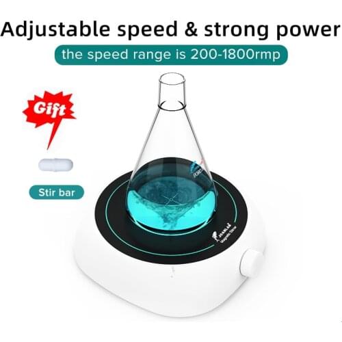 JOANLAB Laboratory Magnetic Stirrer Mini Magnetic Agitator Magnetic Mixer 2L Max Stirring Capacity With Stir Bar
