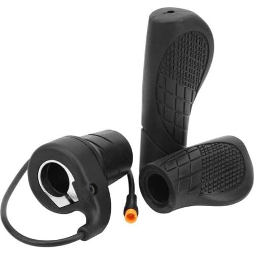 Left 20x/76x Electric Bike Half Handle Twist Throttle Waterproof Joint Bike Modified Electric Part for Bafang BBS01 BBS02 BBSHD