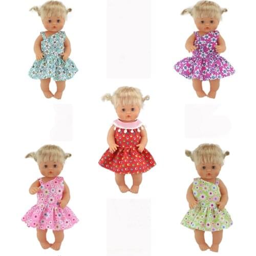 New Flower Dress Fit 42cm Nenuco Doll Nenuco y su Hermanita Doll Accessories