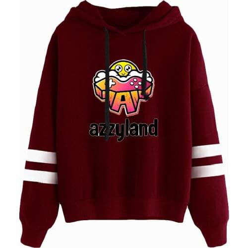 Azzyland print Autumn Casaul Hoodie Preppy Casual Streetwear Novelty Men Women Novelty Chic Harajuku