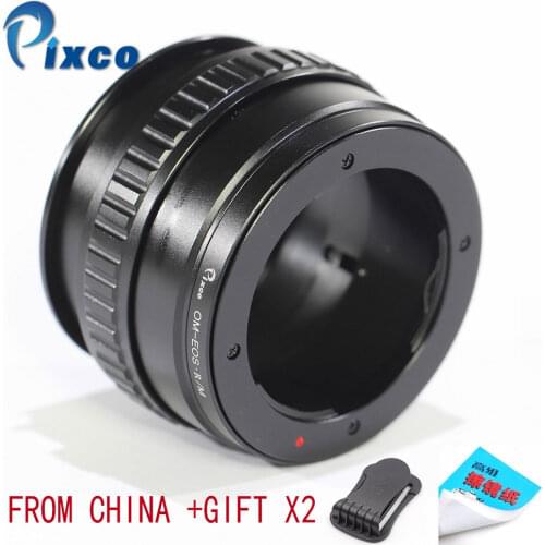 Pixco OM-For EOS R/M, Helicoid Adjustable Macro Focusing For Olympus Lens to Suit for EOS R RP Macro to Infinity Tube Adapter