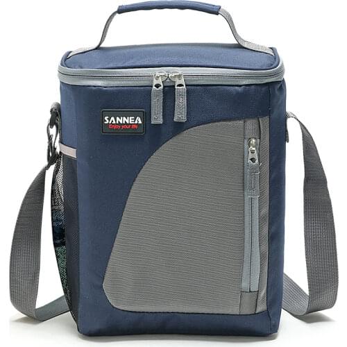 8.8L Insulated Lunch Bag Cooler Box Picnic Bag Pouch Portable Handbag For Lady Thermal Bag Multifunction Lunch Box termica bag