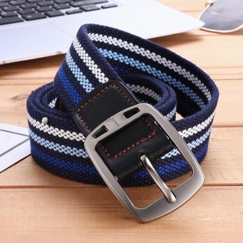 Men Women Casual Knitted Belt Woven Canvas Expandable Braided Stretch Belts Plain Webbing Strap Waistband Girdle Jeans