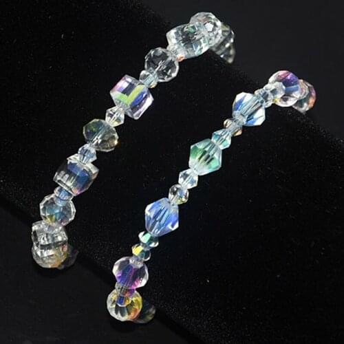 Luxury Fashion Women Crystal Bracelet Adjustable Beaded Bangle