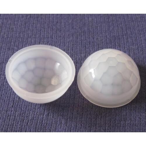 S-8005 High quality Fresnel Optical Lens , Sensitive angle 100, PE materials, Size: 25.3X12.5mm, Focal length 10.5mm