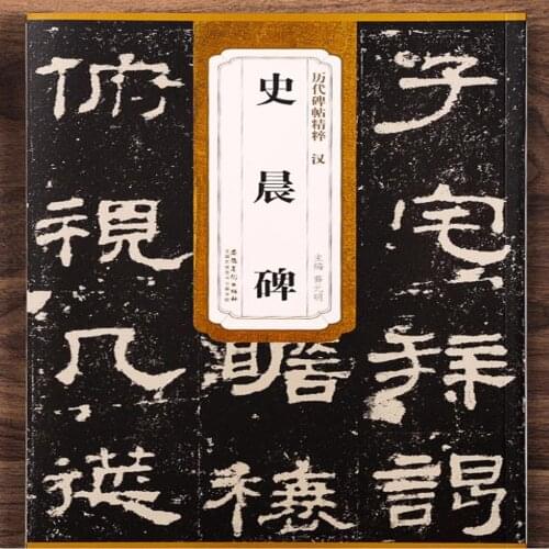 Chinese calligraphy book Shi Chen Monument of the past dynasties Calligraphy Copybook