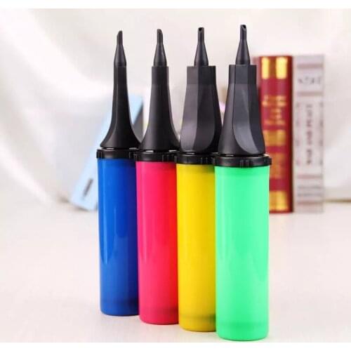 Air Pump Inflator Balloon Birthday Party Supplies Plastic Hand Held Foot Pump Random Color DIY Foil Balloons Tools