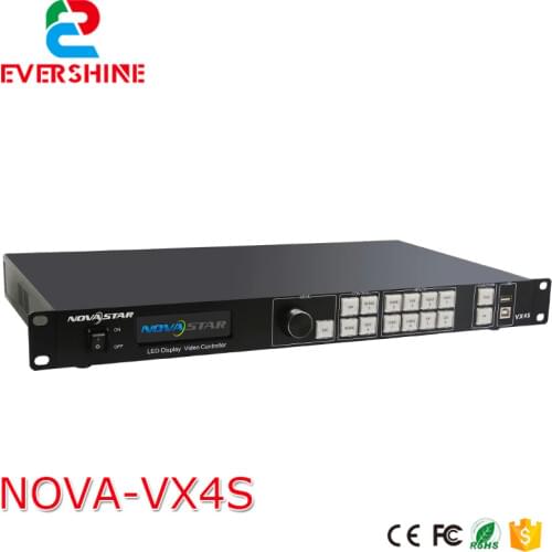 High quality NOVA VX4S all-in-1card, 2.3 million pixels,HDMI/DVI/VGA/CVBS/DP/3G-SDI input LED rental screen video controller