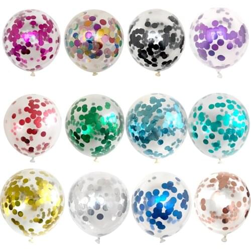 10pcs 12inch Mixed Confetti Latex Balloons Wedding Christmas Decoration Baby Shower Birthday Party Decor Air Balloons Globos