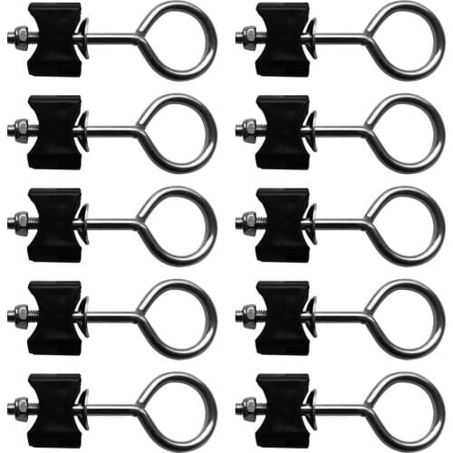 12Pcs/Set Trampoline Jumping Bed Carriage Screw Nut Screw Square Head Trampoline Screws Galvanized Steel Screw Jump Bed
