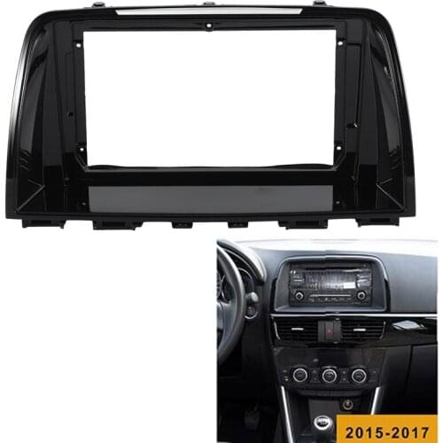 2Din Car DVD Frame o Fitting Adaptor Dash Trim Kits Facia Panel 9 Inch for Mazda 6 Atenza 2014-2016