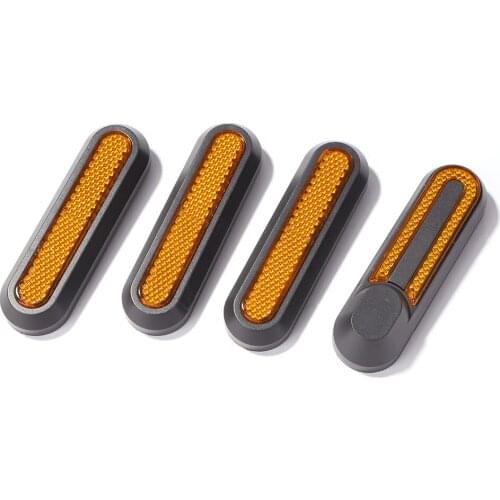 4x Safety Reflective Rear Wheel Hub Covers Protective Back Shell for Xiaomi Mi Electric Scooter Pro 2 M365 Scooter Accessories