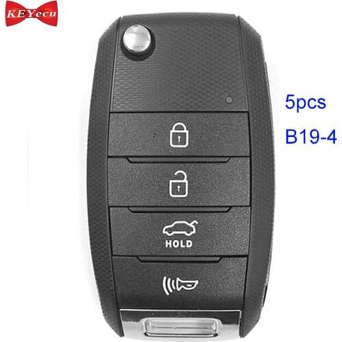 5pcs KEYDIY B19-4 Universal Remote Control B-Series for Kia Style for KD-X2 KD900 KD900+ URG200