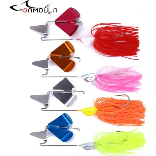 Spinner Bait Fishing Lure Weights 22g Spinnerbait Articulos De Pesca Isca Artificial Whopper Plopper Metal Bait