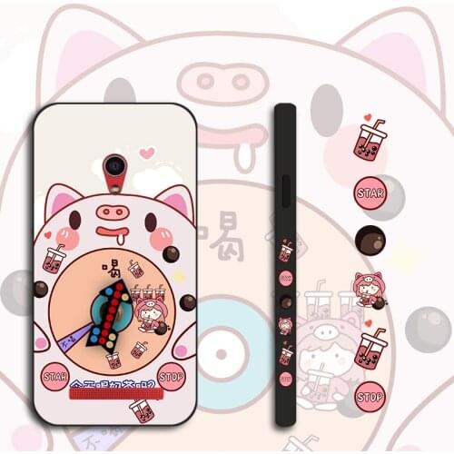 Pig Head Big Roulette Case For Asus Zenfone Max Pro M2 ZB631KL ZB633KL ZB602KL 5Z ZS620KL ZE620KL Anime Pattern TPU Cover