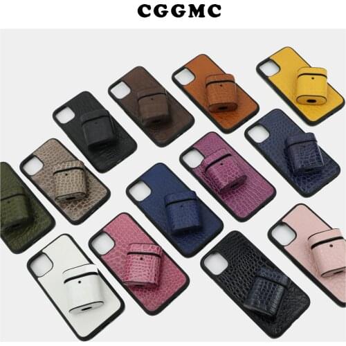 Free Shipping Custom Genuine Alligator Skin Phone Case For Iphone 11 12 Pro Max XS MAX XR Protective Crocodile Leather