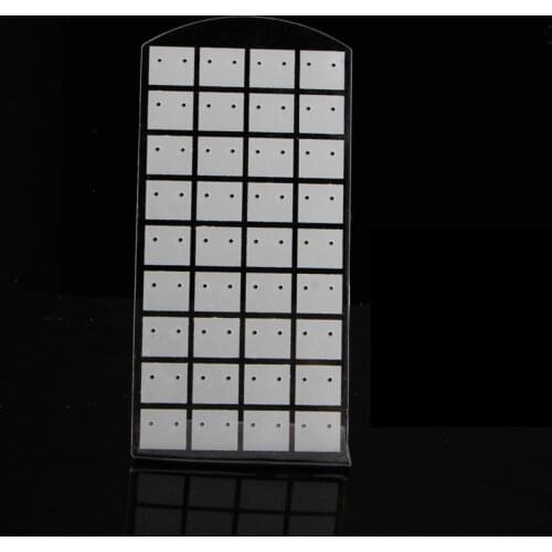 Jewelry Earring Show Case Plastic Display Rack Stand Organizer Holder 72 Holes