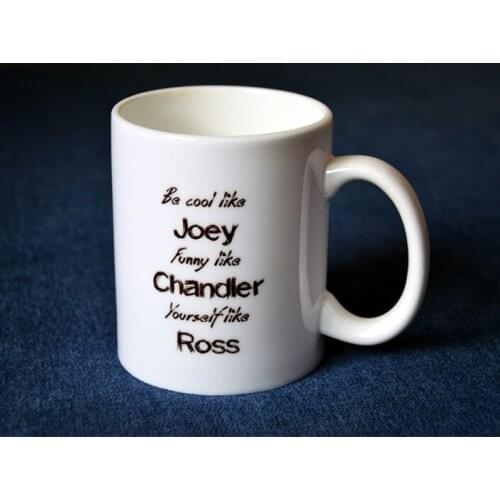 Friends tv show Pivot central perk joey ross monica rachel chandler phoebe joey mug cup