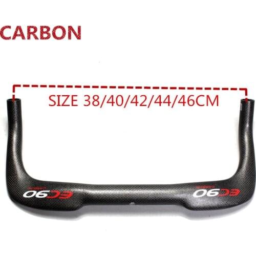 Fixed gear bike carbon handle 31.8x380/400/420/440/460mm horn handle manillar de carbono bici carretera ultralight