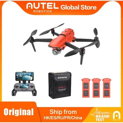 Autel Robotics EVO II/Pro 8K 6K HD Camera Drone 3-Axis Gimbal 9KM 40min Flight 60fps Wifi 2.4G GPS RC Quadcopter 7100mAh Battery