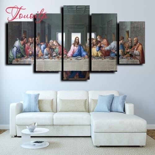 5d diy 5psThe Last Supper 5d diamond painting crystal 5d diamond embroidery spuare&round crystal painting cross stitchsets