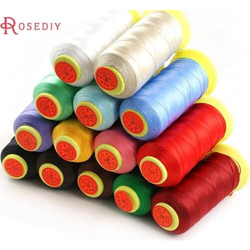 C259)0.3mm 0.5mm 0.7mm 0.9mm 1 Roll Polyester Thread Beads Making Thread Sewing Thread Jewelry Accessories Findings