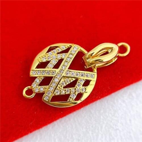 Wholesale DIY Natural Stones Beads Jewelry Making Accessories Silver/Gold/Rose Gold Metal Connector Clasps Findings