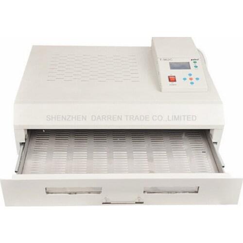 PUHUI T962C BGA SMD SMT Rework Station Infrared Reflow Oven Infrared IC Heater T962C Reflow Oven Reflow Wave Oven
