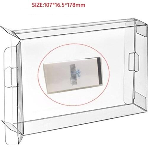 Ruitroliker 12Pcs Clear PET Box Case Sleeve Covers CIB Protector for PSP Games Cartridge Box