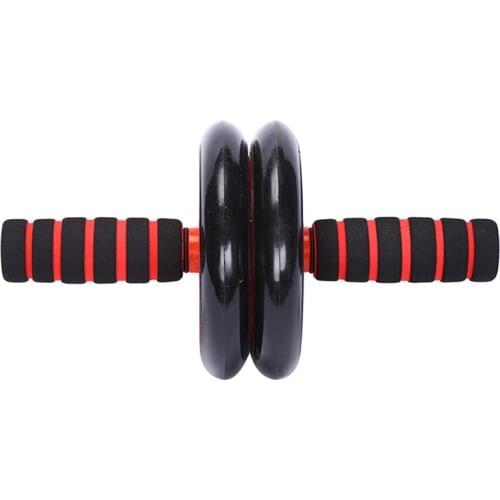 Standard Double-wheeled Updated Ab Abdominal Press Wheel Rollers Crossfit Gym Exercise Equipment for Body Building Fitness