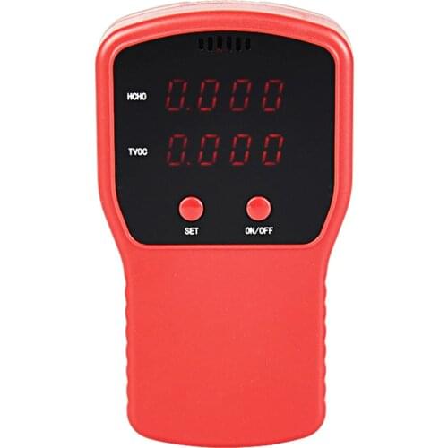 LED Screen Formaldehyde TVOC Self-test Detector Convenient Fast Detector Formaldehyde Measuring Instrument air quality monitor