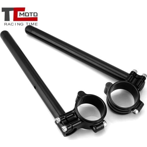 Universal Racing Adjustable CNC 33MM 35MM 37MM 41MM 43MM 45MM Clip On Ons Fork Handlebars Handle Bar For Cafe Racer Motorcycle