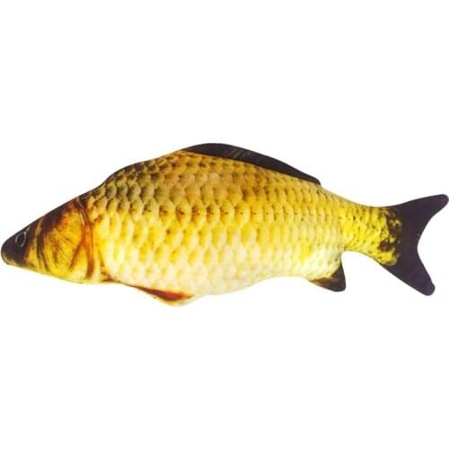 1PC Artificial Fish Plush Pet Cat Puppy Dog Toys Sleeping Toy Cat Mint Catnip Toys Cute Fish Tank Aquarium Decoration