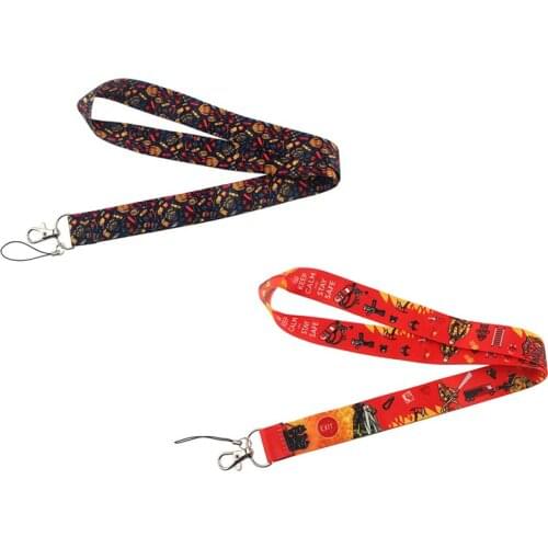10pcs/lot J2209 Firemen Lanyard Keychain Lanyards for keys Badge ID Mobile Phone Rope Neck Straps Accessories Gifts
