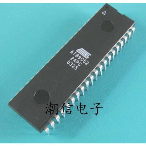 10cps At89c52-24pc at89c52-24pu single chip microcomputer
