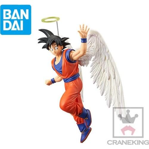 Bandai Original Dragon Ball Anime Figures DS Scene Goodbye Goku PVC Action Figure Collections Hand-Model Dolls Toys Kids Gifts