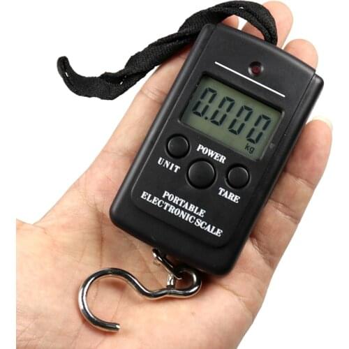 Bimoo 40KG Portable Electronic Fish Scale Carp Fishing Weight Hook Scale Pocket Digital Fishing Tools
