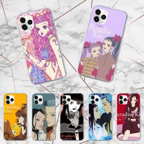 Paradise kiss miwako anime Phone Case for iPhone 11 12 pro XS MAX 8 7 6 6S Plus X 5S SE 2020 XR mini Luxury brand shell funda