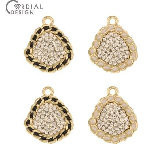 Cordial Design 50Pcs 18*21MM Jewelry Findings & Components/Earrings Pendants/Geometry Shape/Hand Made/Jewelry Accessories/DIY