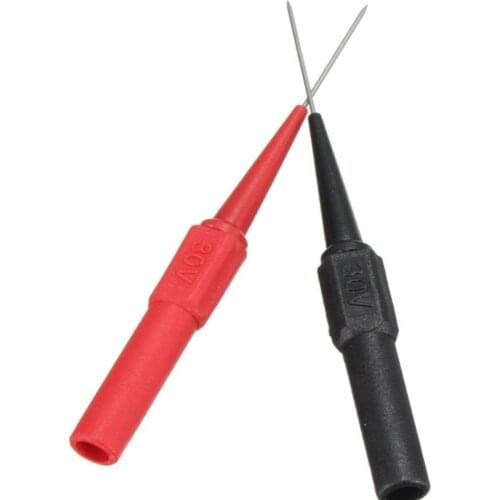 10PCS Red/Black 4mm Banana Socket Insulation Piercing Needle Non-destructive Pin Test Probe For Tester Etmultimeter High Quality